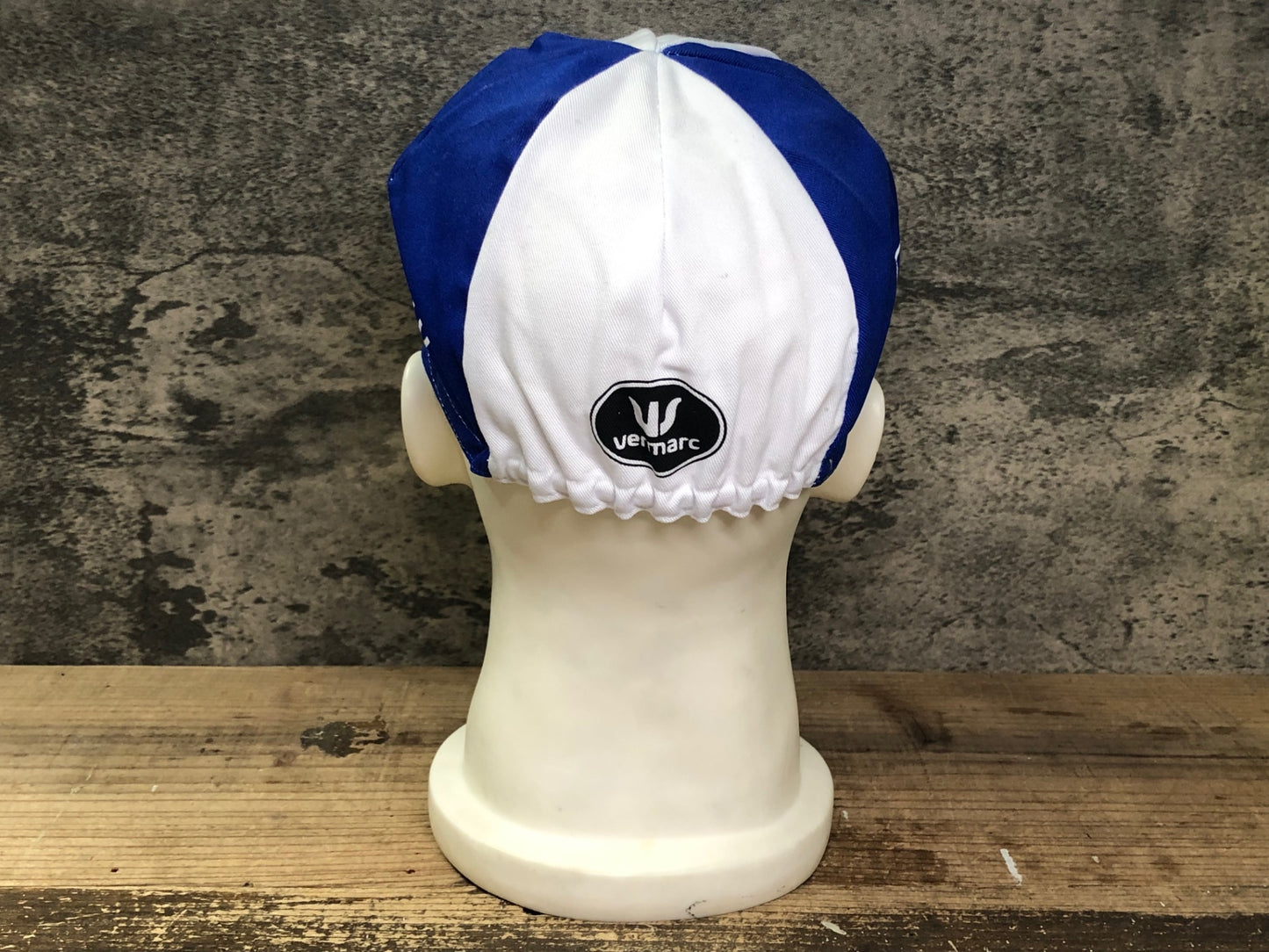 IT277 フェルマルク VERMARC サイクルキャップ 白 青 QUICK STEP