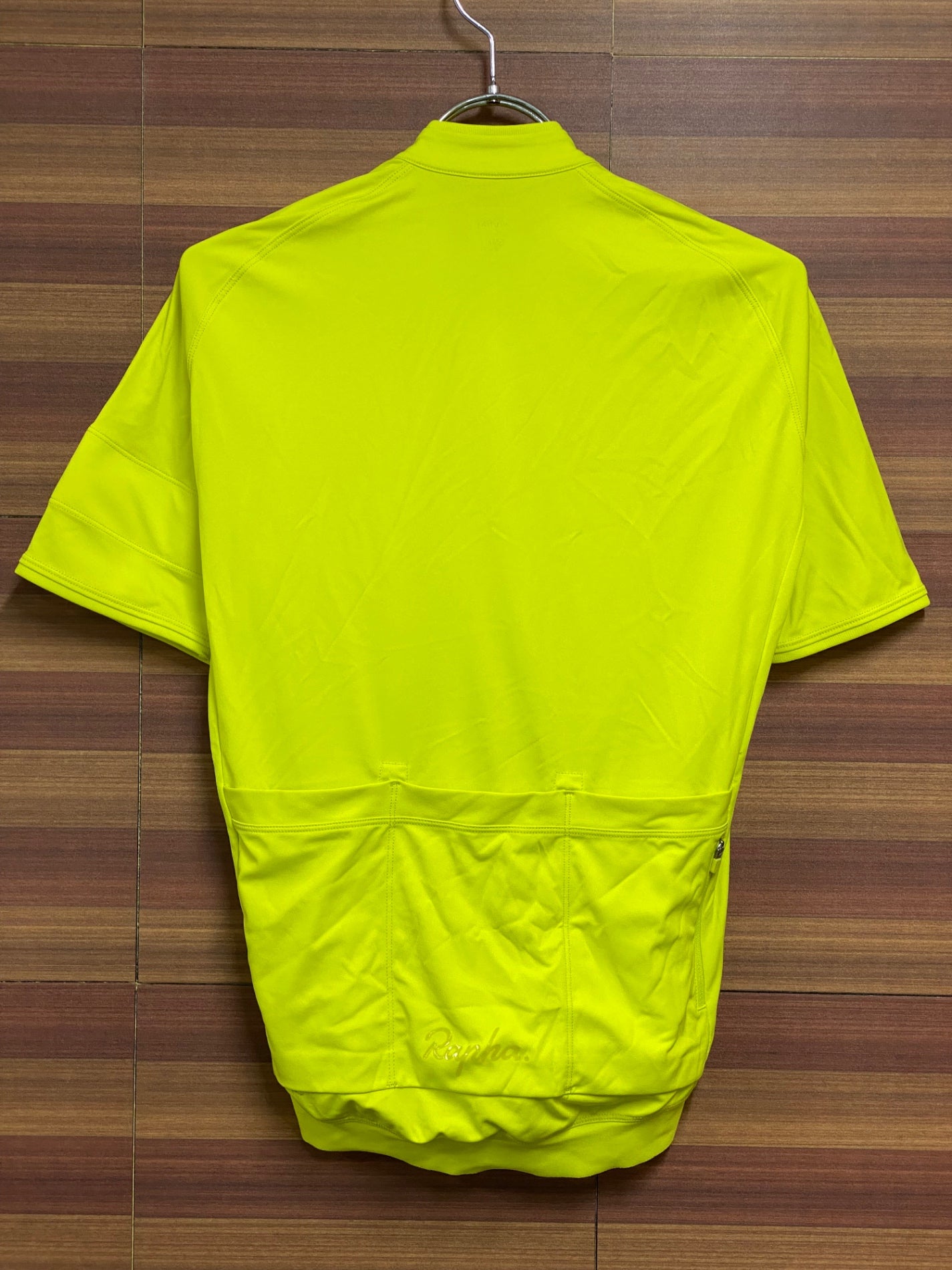 HV679 ラファ Rapha MEN'S SHORT SLEEVE CORE JERSEY 半袖 黄 S ※汚れあり