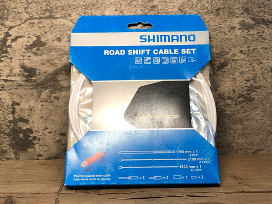 IP398 SHIMANO デュラエース DURA-ACE ロードシフトケーブルセット ROAD SHIFT CABLE SET 白