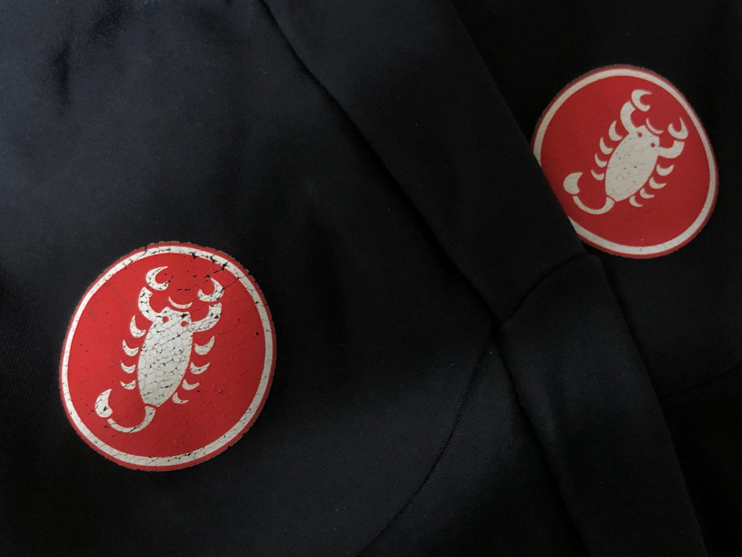 IY531 カステリ CASTELLI ROSSOCORSA ビブタイツ 黒 L 裏起毛