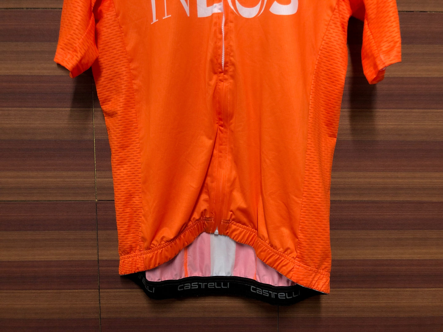 IM900 カステリ CASTELLI INEOS 半袖 サイクルジャージ L ネオンオレンジ