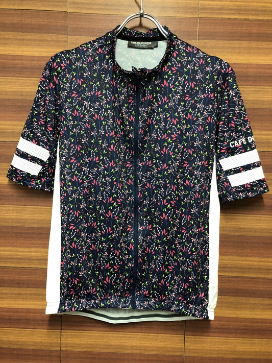 IM182 カフェドシクリステ cafe du cycliste FLORIANE 半袖サイクルジャージ L