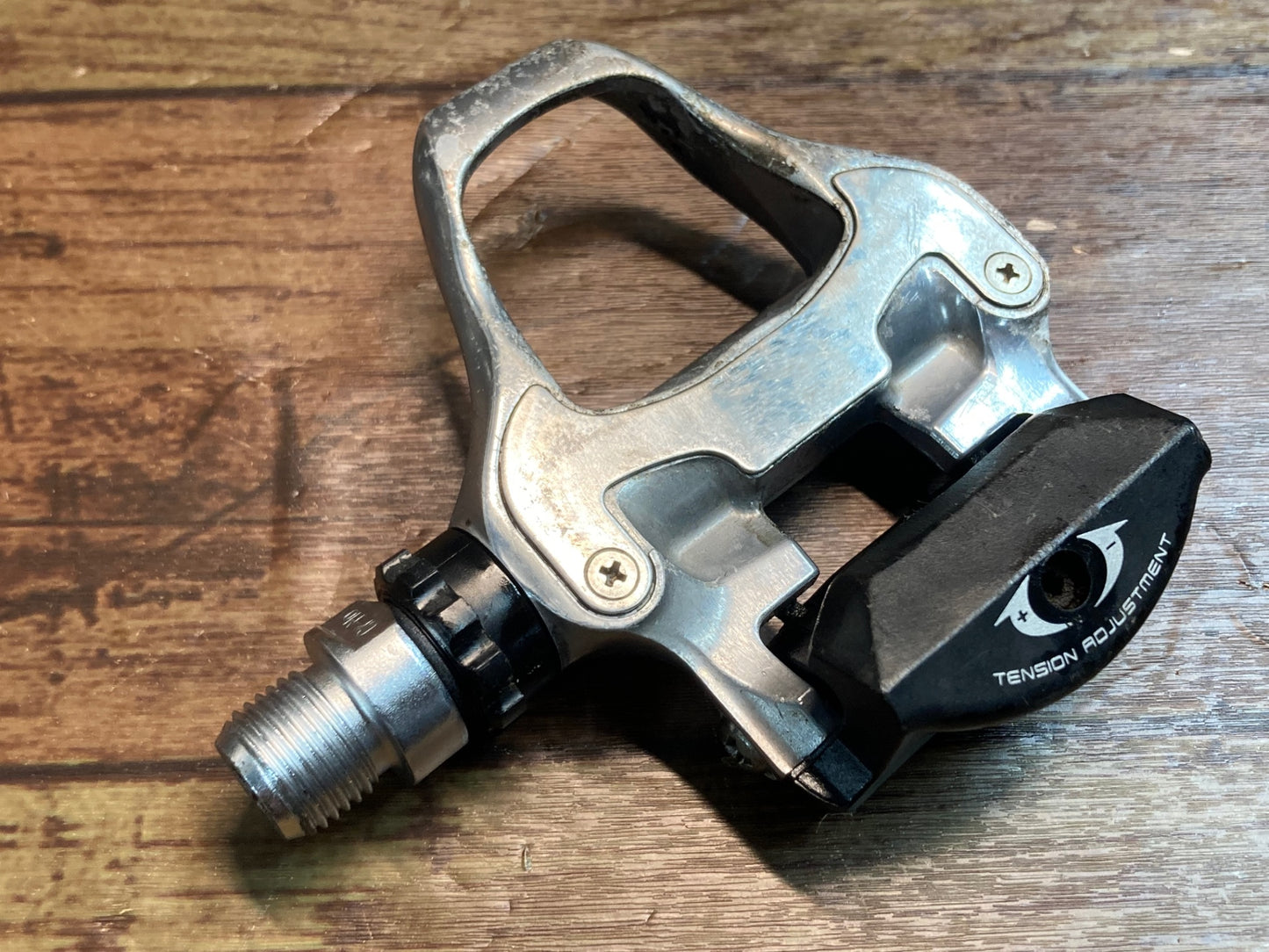 IS370 シマノ SHIMANO 105 PD-5601 ビンディングぺダル SPD-SL シルバー 錆