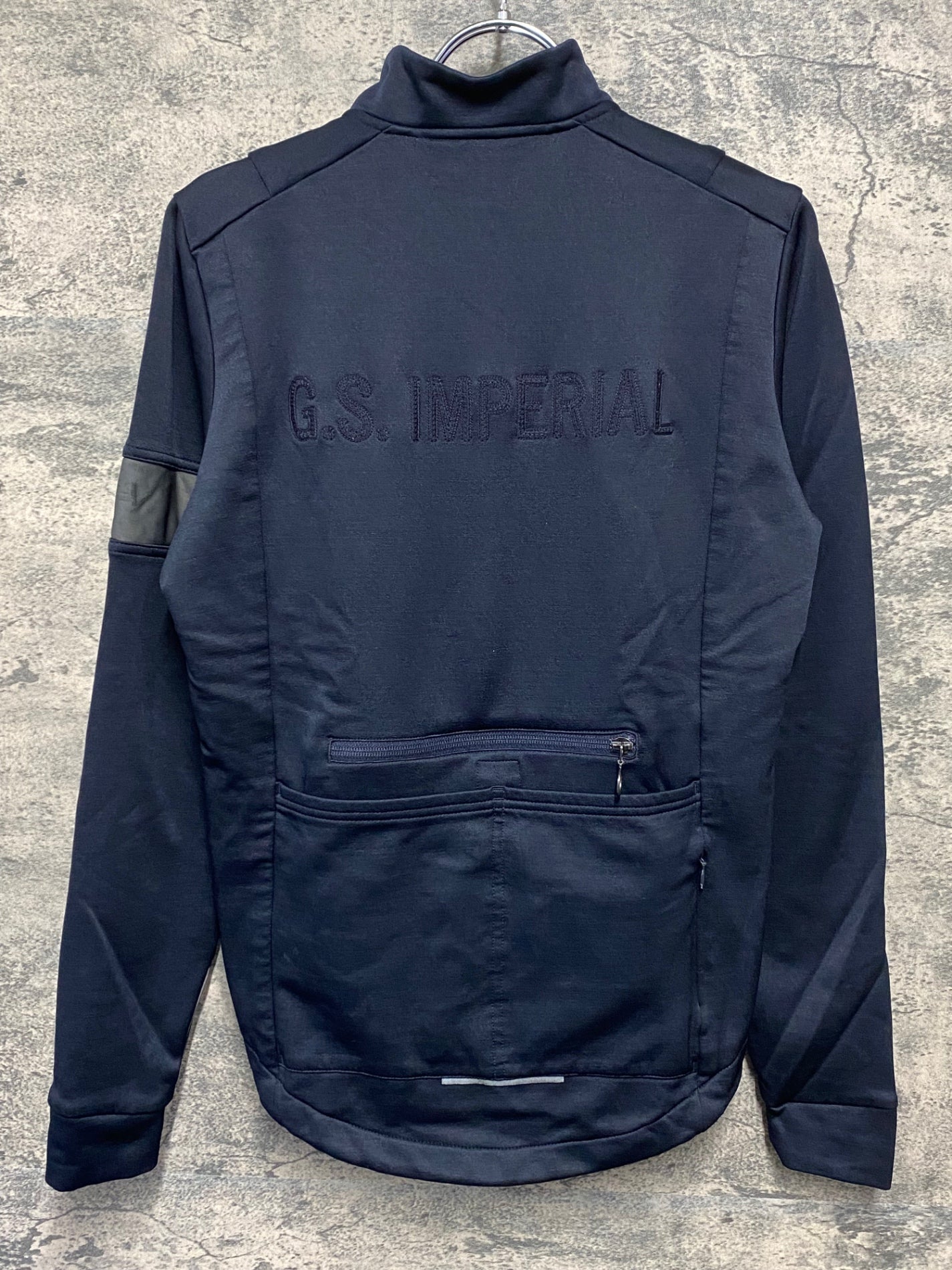 IY126 ラファ Rapha GS Imperial Works 長袖 サイクルジャージ S ブラック