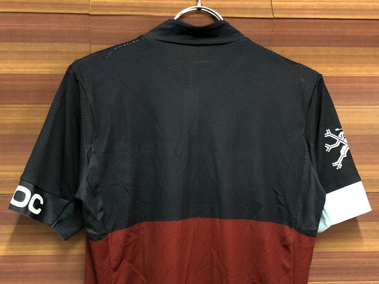 IR029 ポック POC 半袖サイクルジャージ 茶黒 L