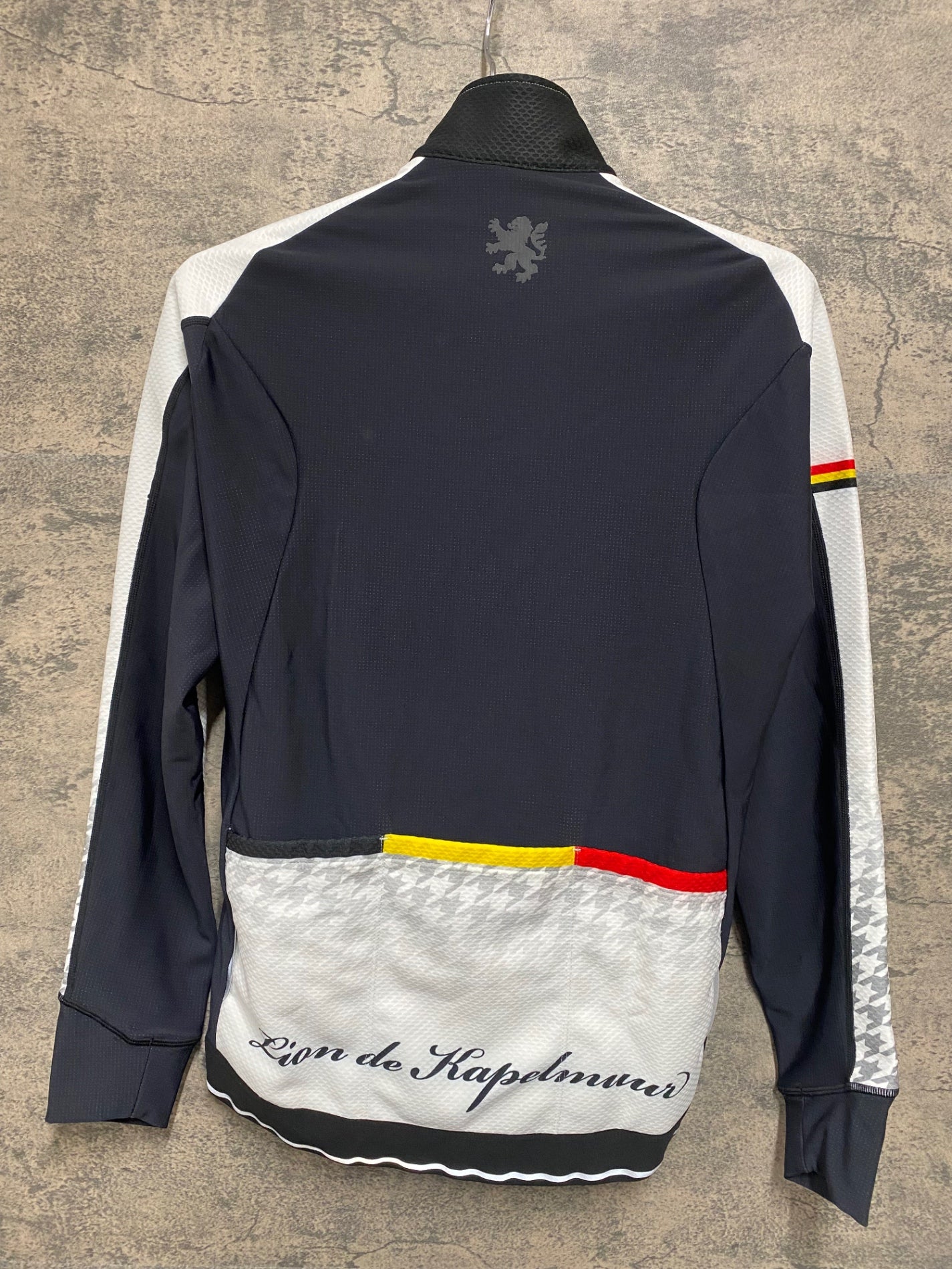 JB711 リオンドカペルミュール Lion de KAPELMUUR 長袖 サイクルジャケット 白 M 裏起毛