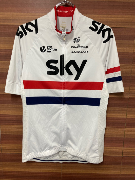 IF150 ラファ rapha 半袖 サイクルジャージ 白 M team sky