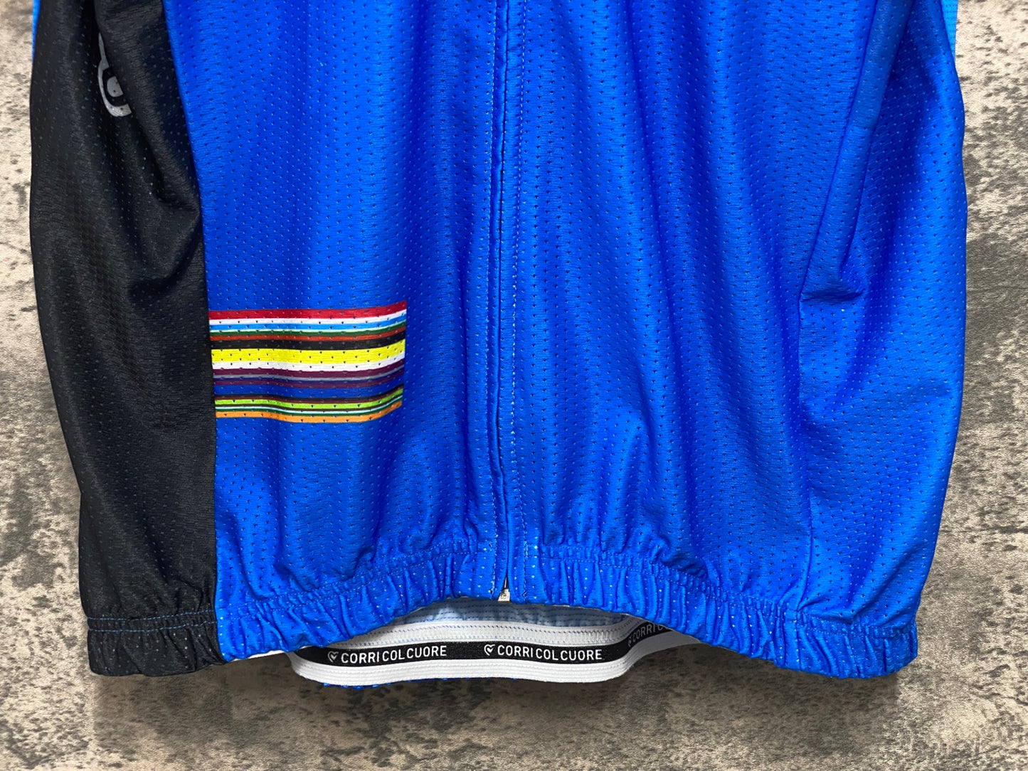 JB873 ピセイ PISSEI 半袖 サイクルジャージ 青 XXL