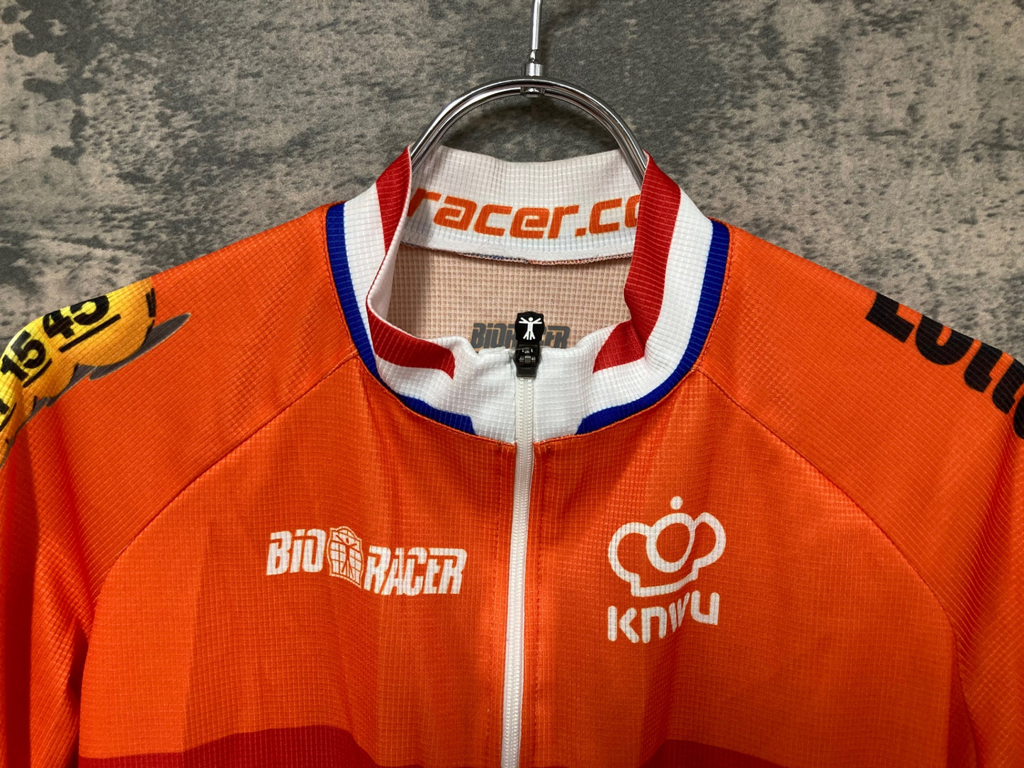 IY642 ビオレーサー BiORACER 半袖 サイクルジャージ オレンジ 3/M