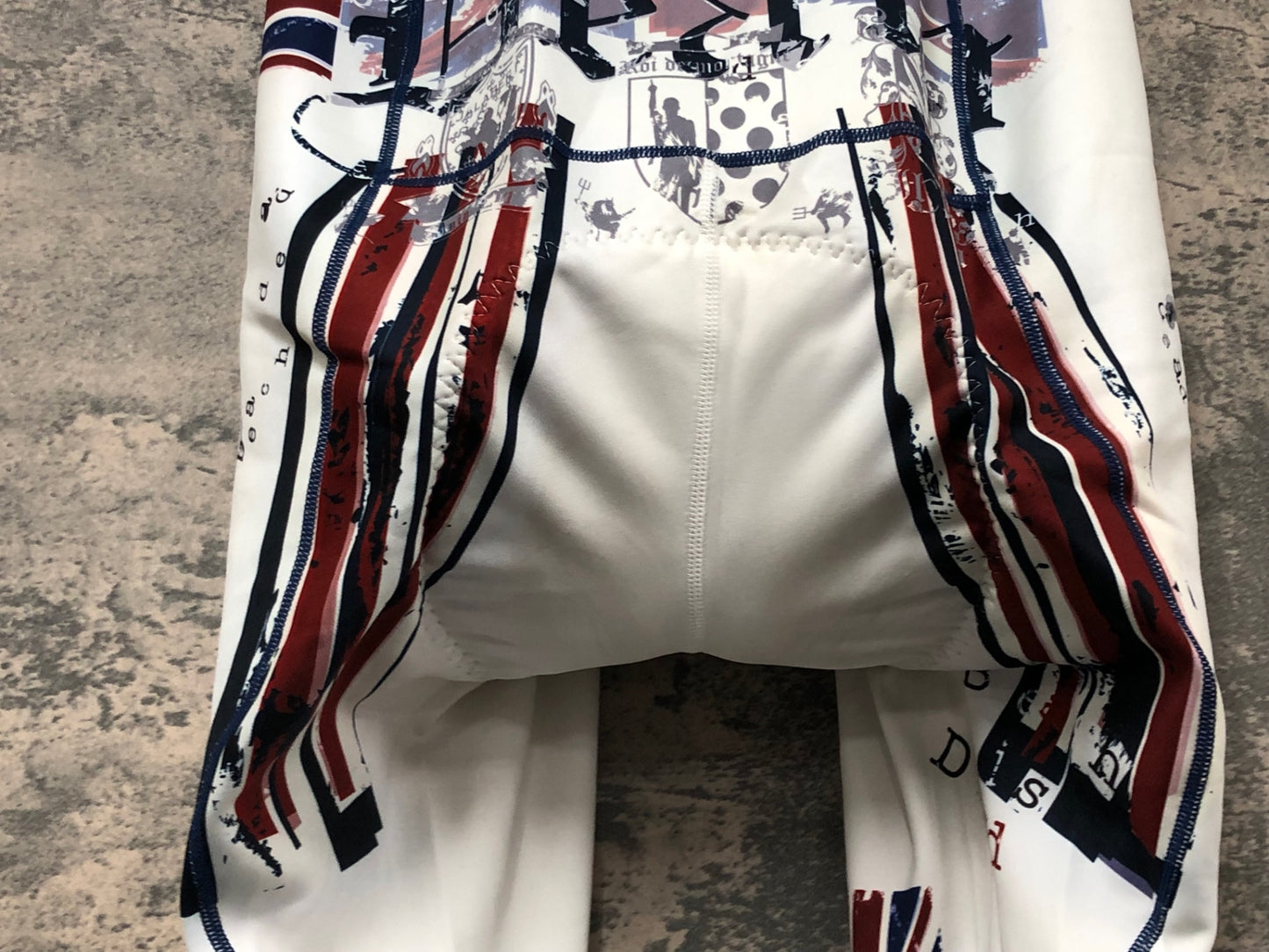 IY631 パンダーニ Pandani ビブタイツ 白 L 裏起毛 ※汚れ