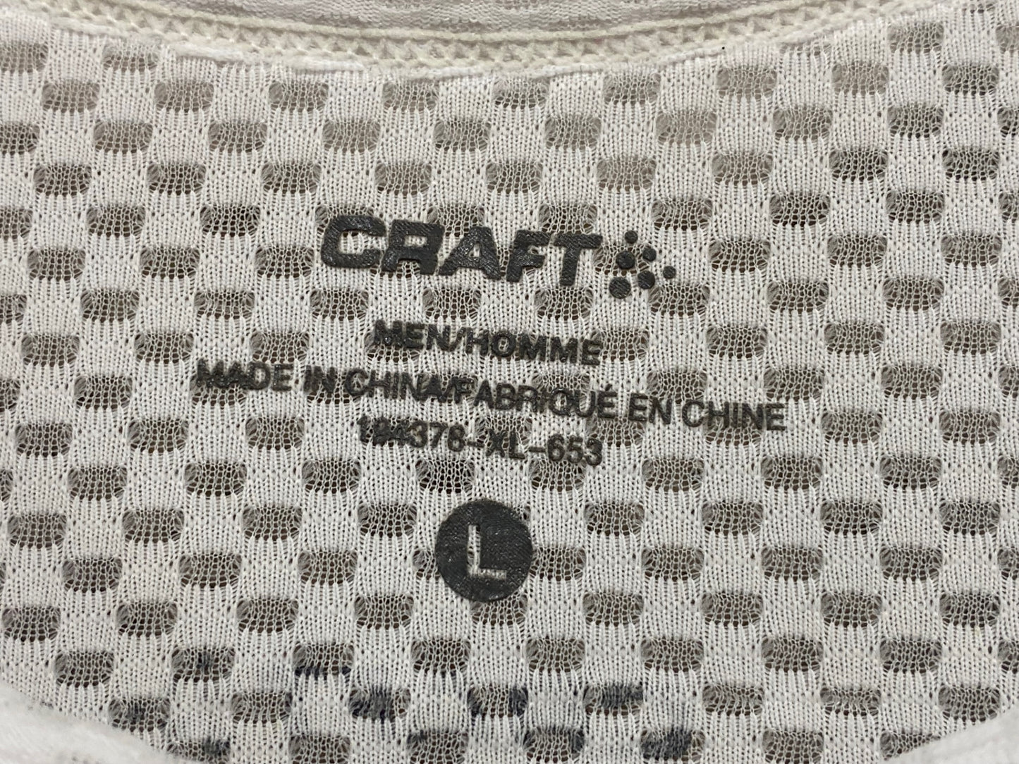 JB032 クラフト CRAFT ノースリーブ ベースレイヤー 白 L