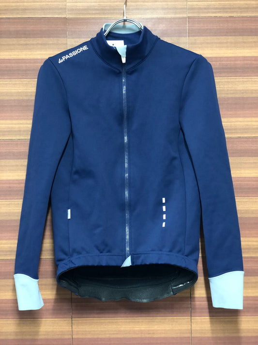 IL914 ラパッション LA PASSIONE PRESTIGE WINTER JACKET 長袖 サイクルジャケット 紺 XS