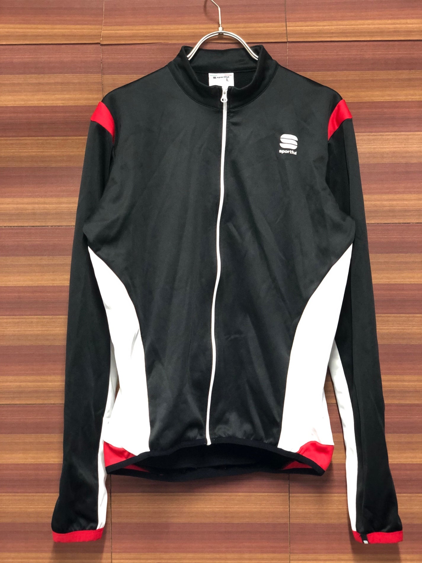 IT174 スポーツフル Sportful 長袖 サイクルジャージ L ブラック