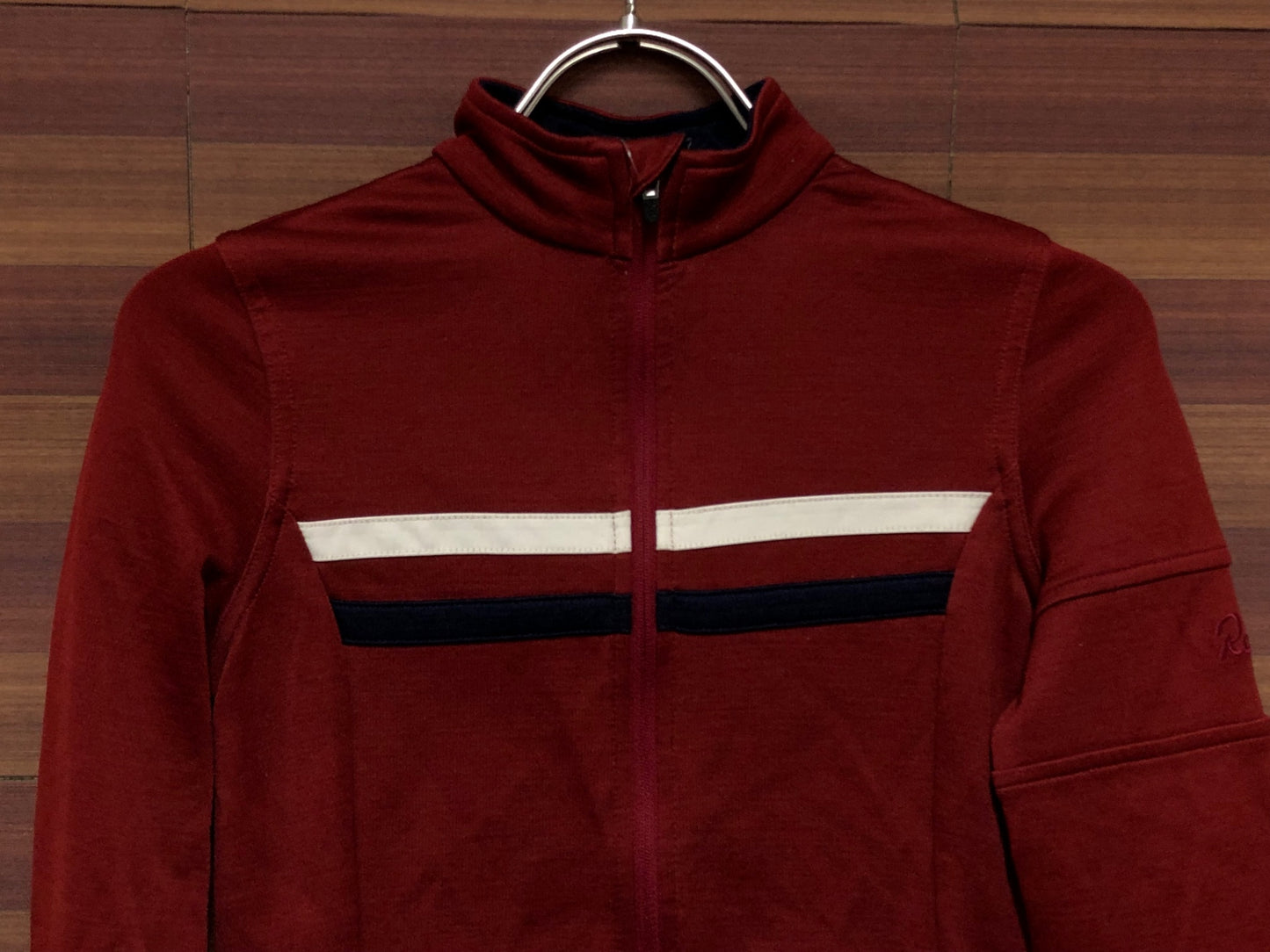 IO944 ラファ Rapha WOMEN'S LONG SLEEVE BREVET JERSEY 長袖 サイクルジャージ 赤 XXS レディース