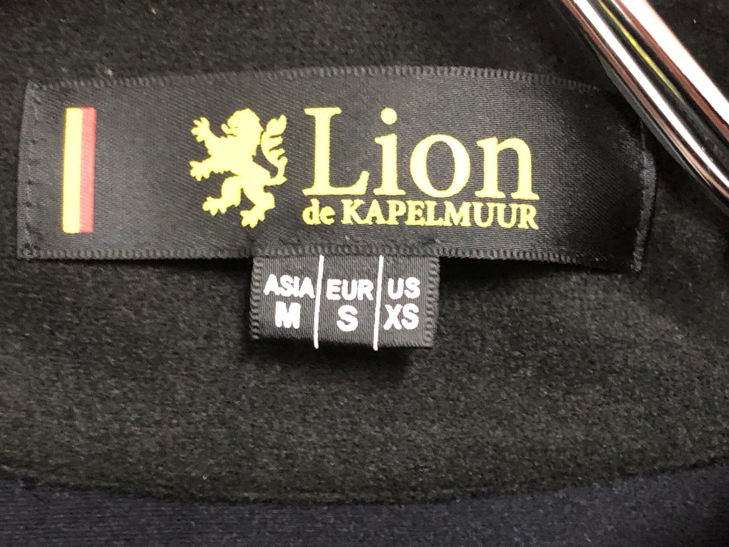 HT144 リオンドカペルミュール Lion de KAPELMUUR 長袖 サイクルジャケット 黒 M 裏起毛