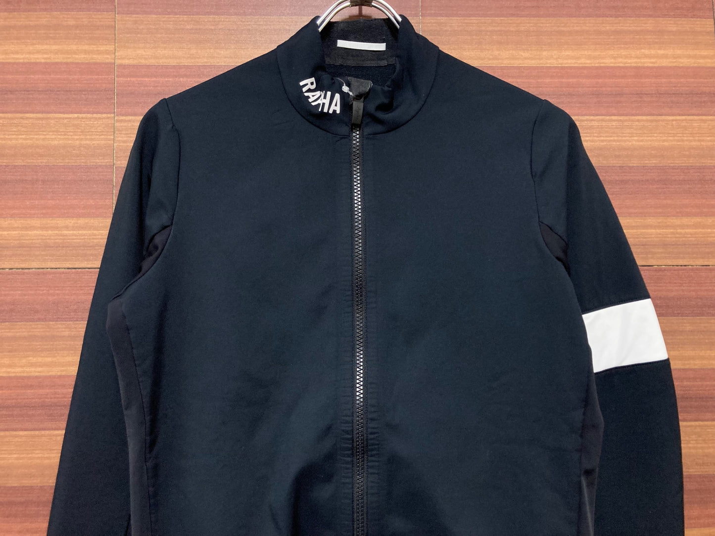 IA675 ラファ Rapha PRO TEAM TRAINING JACKET 長袖 サイクルジャケット 黒 M 裏起毛