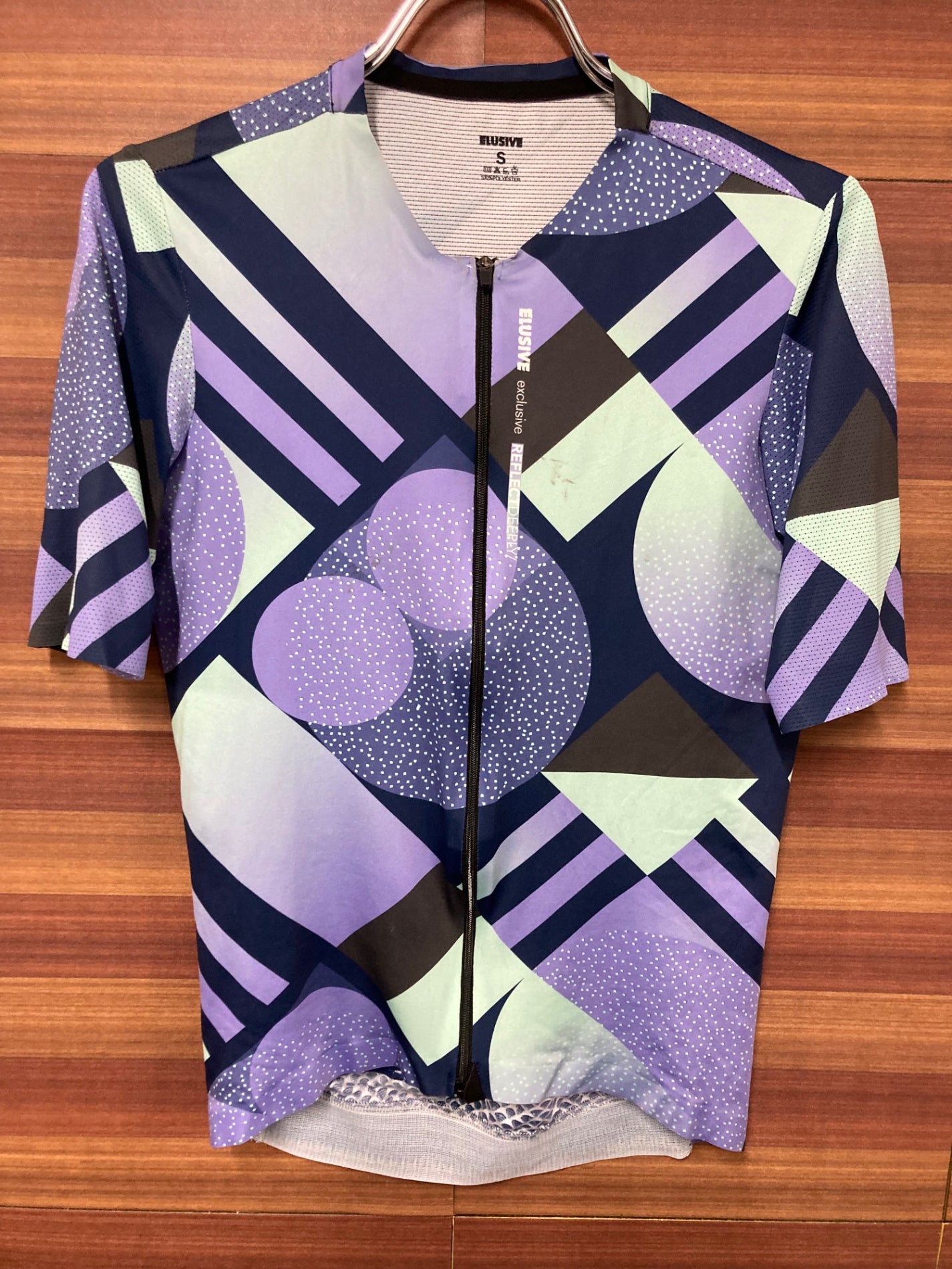 IM300 ELUSIVE 半袖 サイクルジャージ 総柄 S