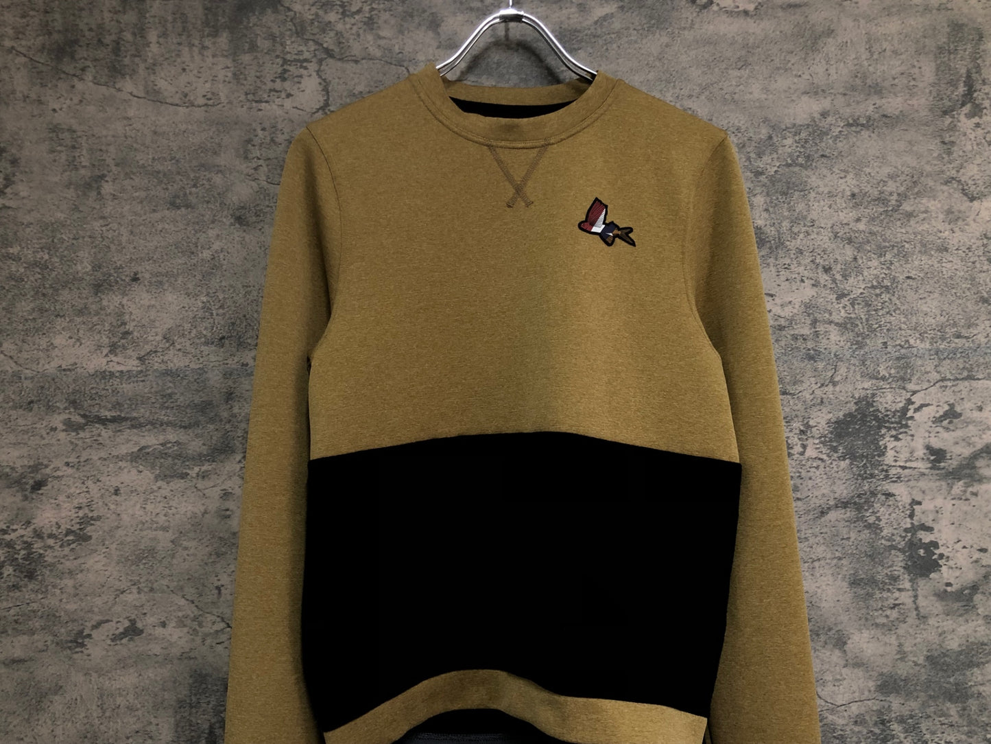 IW791 カフェドシクリステ Cafe du Cycliste ANGELE 長袖 サイクルジャージ カーキ S