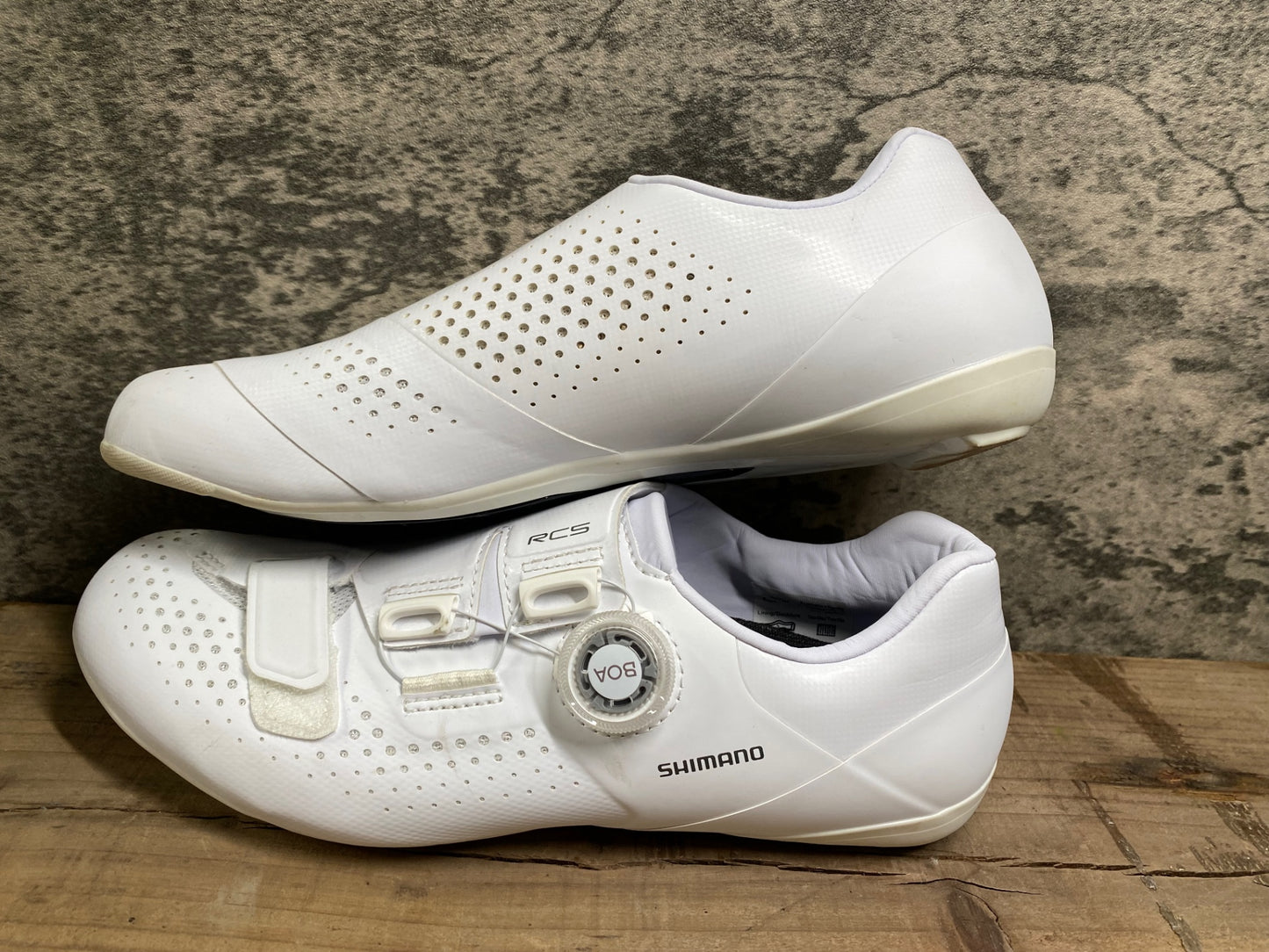 IO133 シマノ SHIMANO RC5 SH-RC500M ビンディングシューズ 白 EU40 SPD-SL