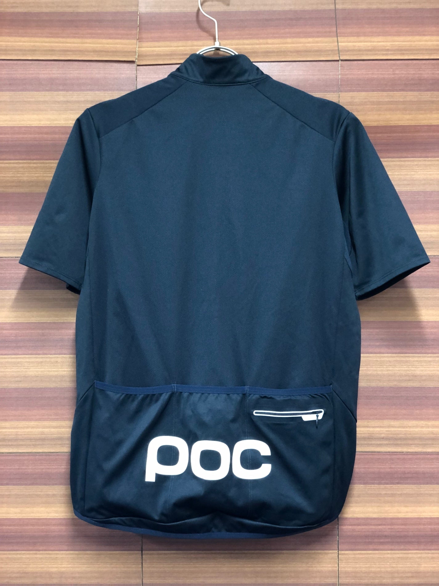 IV112 ポック POC 半袖サイクルジャージ 黒 S 防風