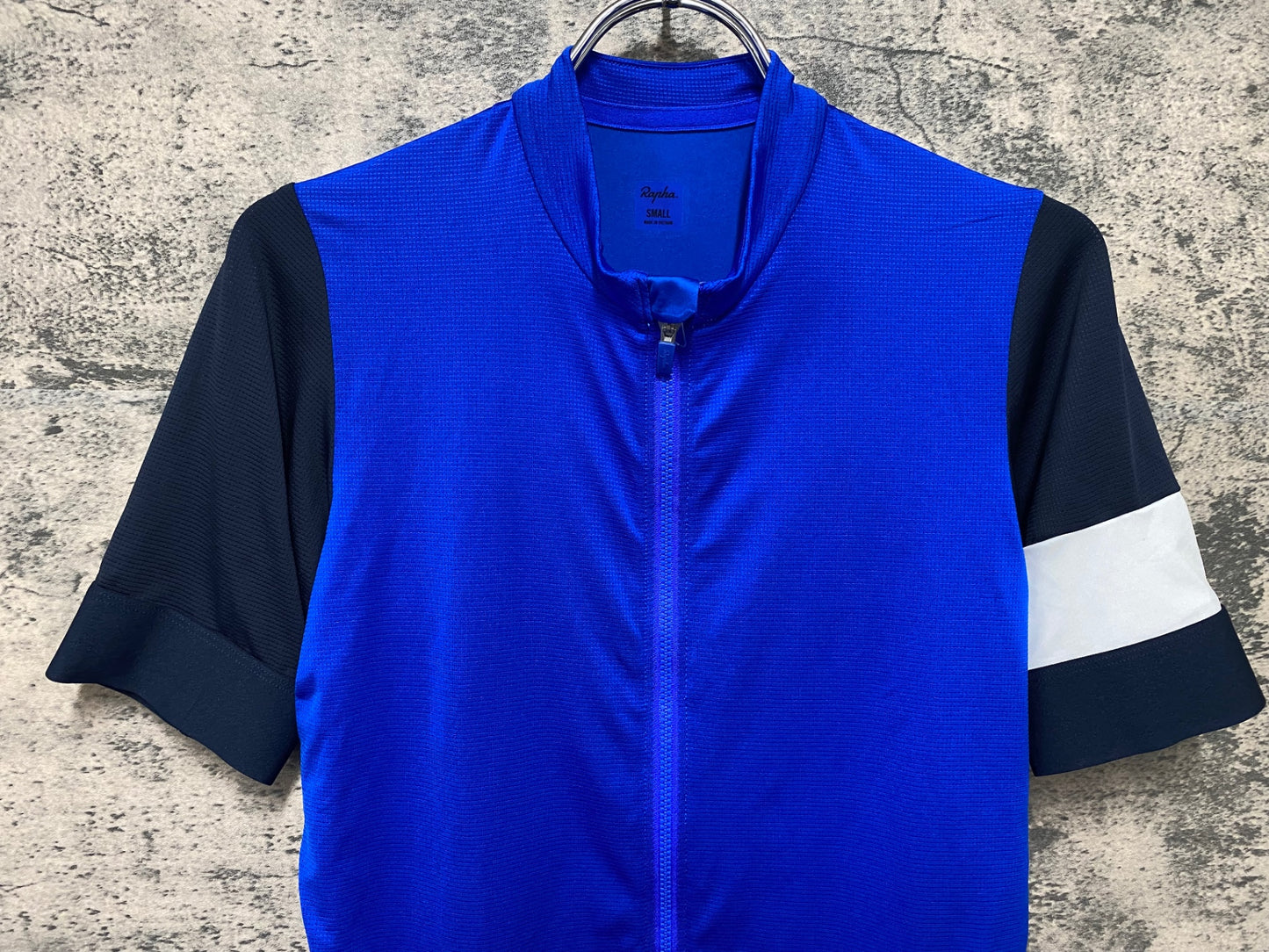 IW266 ラファ Rapha PRO TEAM TRAINING JERSEY 半袖 サイクルジャージ S 青