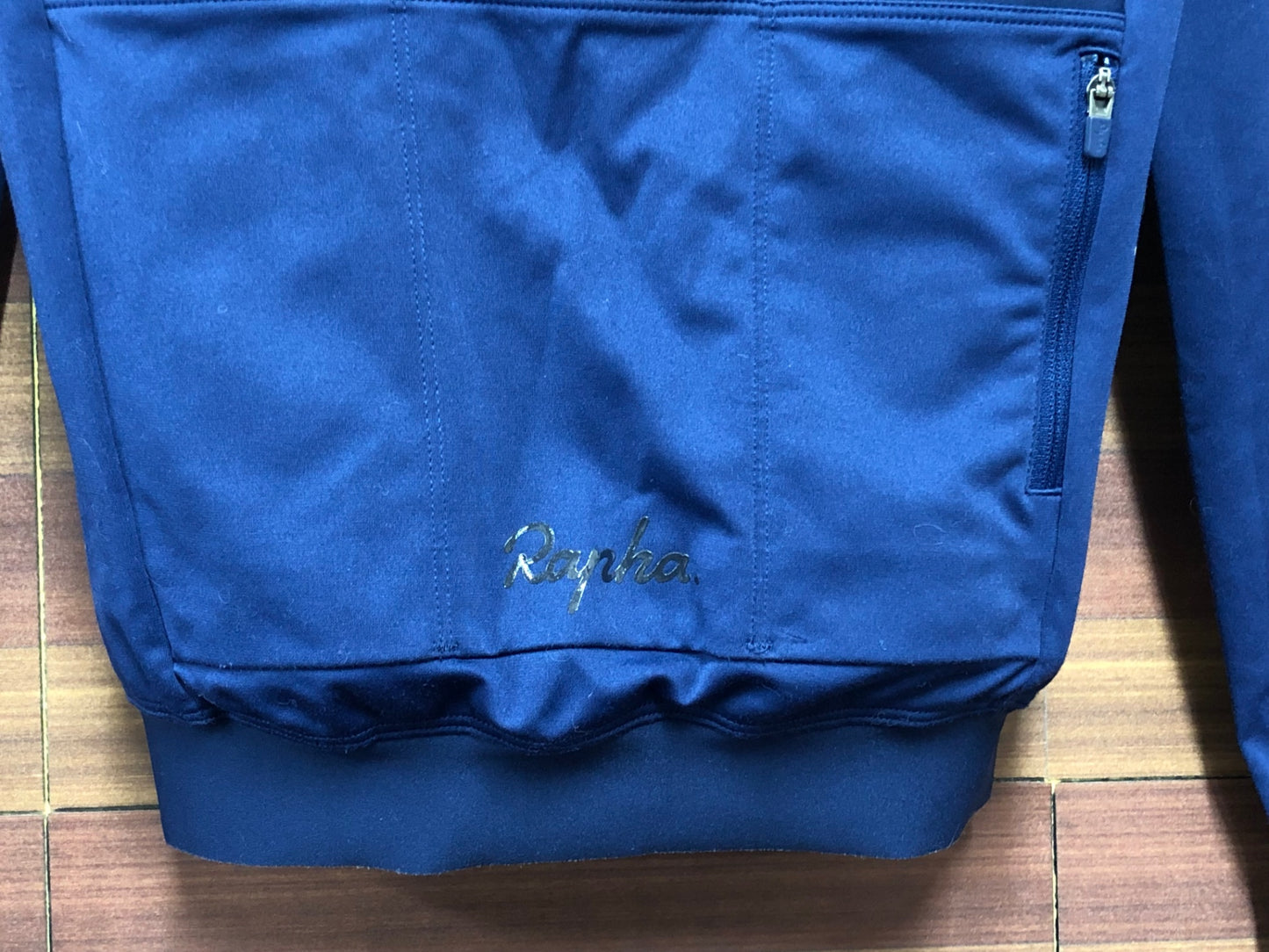 IR210 ラファ Rapha WOMEN'S LONG SLEEVE JERSEY 長袖サイクルジャージ 紺 XXS 裏起毛