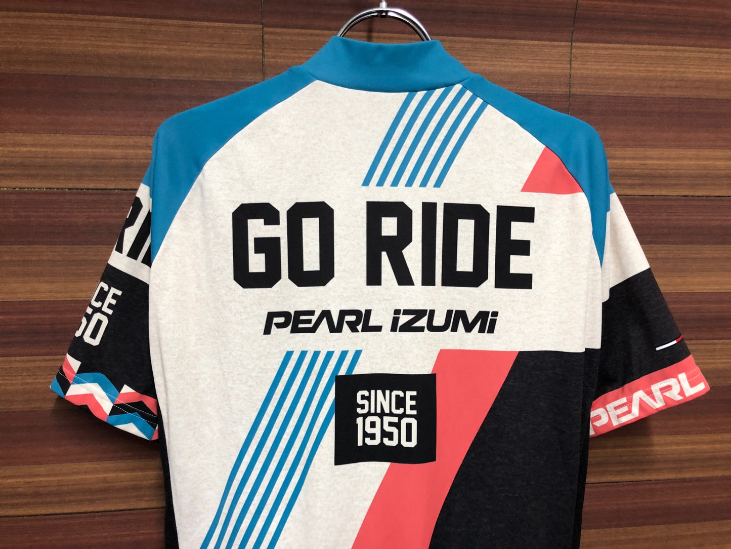 IO711 パールイズミ PEARL iZUMi 半袖 サイクルジャージ 白 ピンク 水色 L