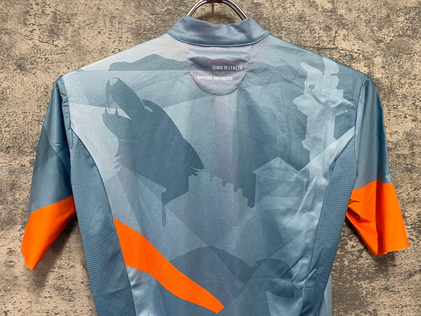 IY887 カステリ CASTELLI 半袖 サイクルジャージ 水色 S Giro d'Italia