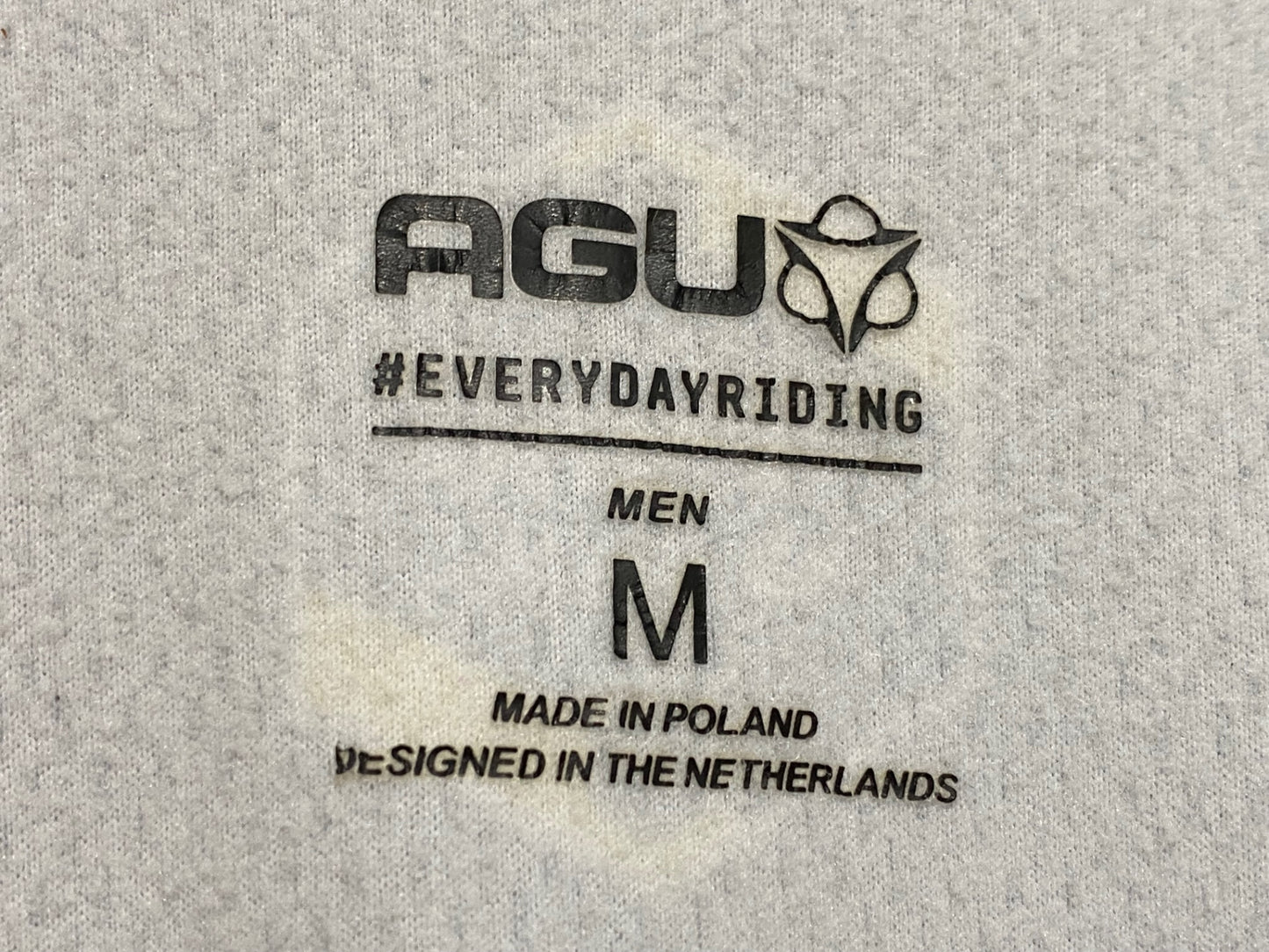 IZ658 アグ AGU 長袖 サイクルジャージ 黒 黃 M 裏起毛 JUMBO VISMA