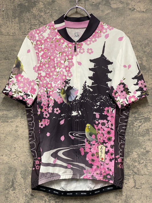 JB722 パールイズミ PEARL iZUMZi サイクルジャージ 半袖 桜 L