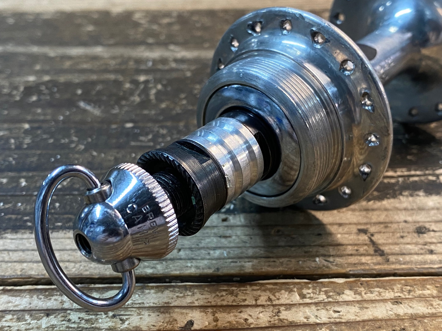 IX144 カンパニョーロ Campagnolo レコード RECORD ハブセット OLD100x126mm F36H/R32H BSAネジ