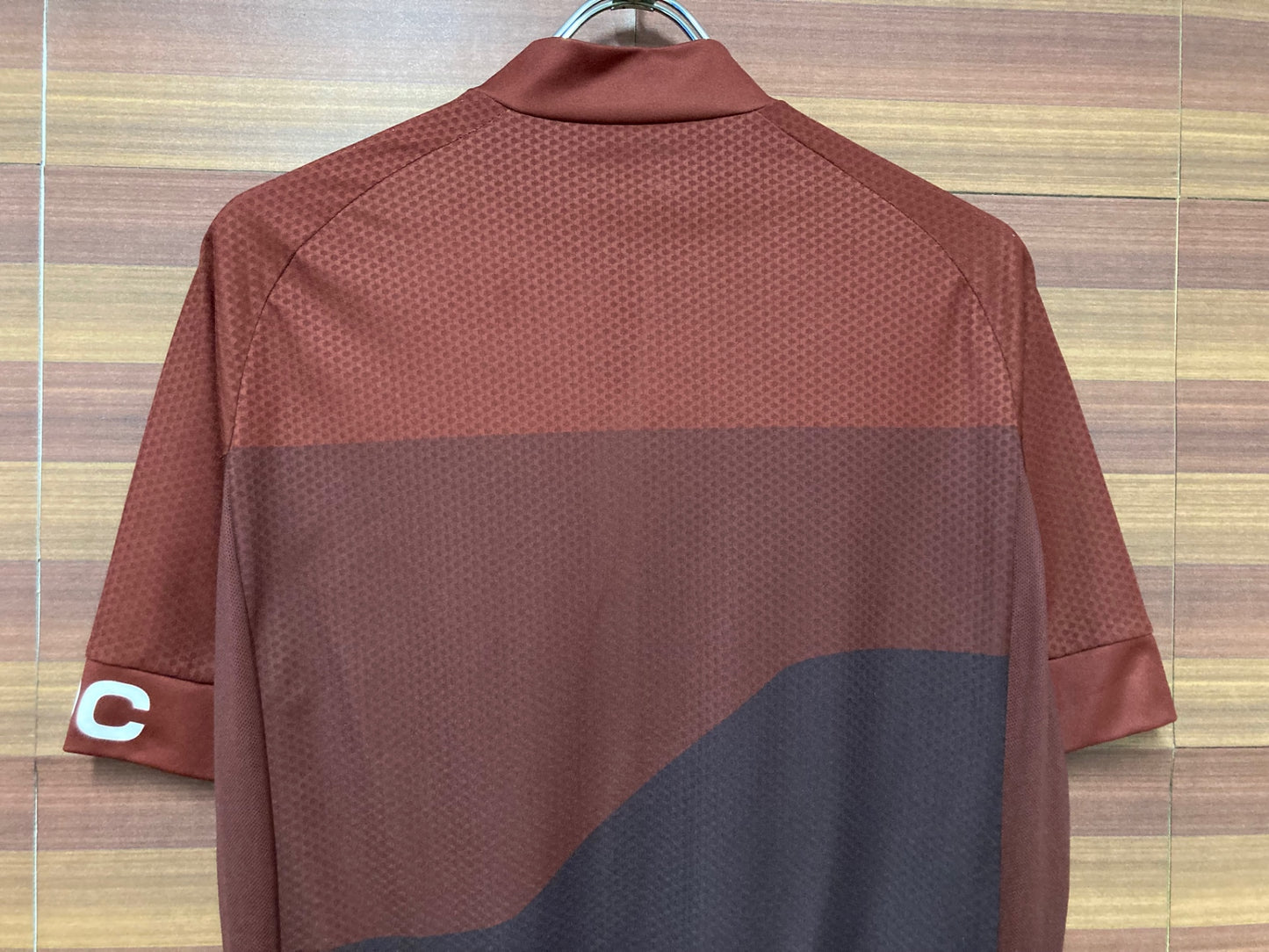 IO381 ポック POC 半袖サイクルジャージ 赤紺 XL