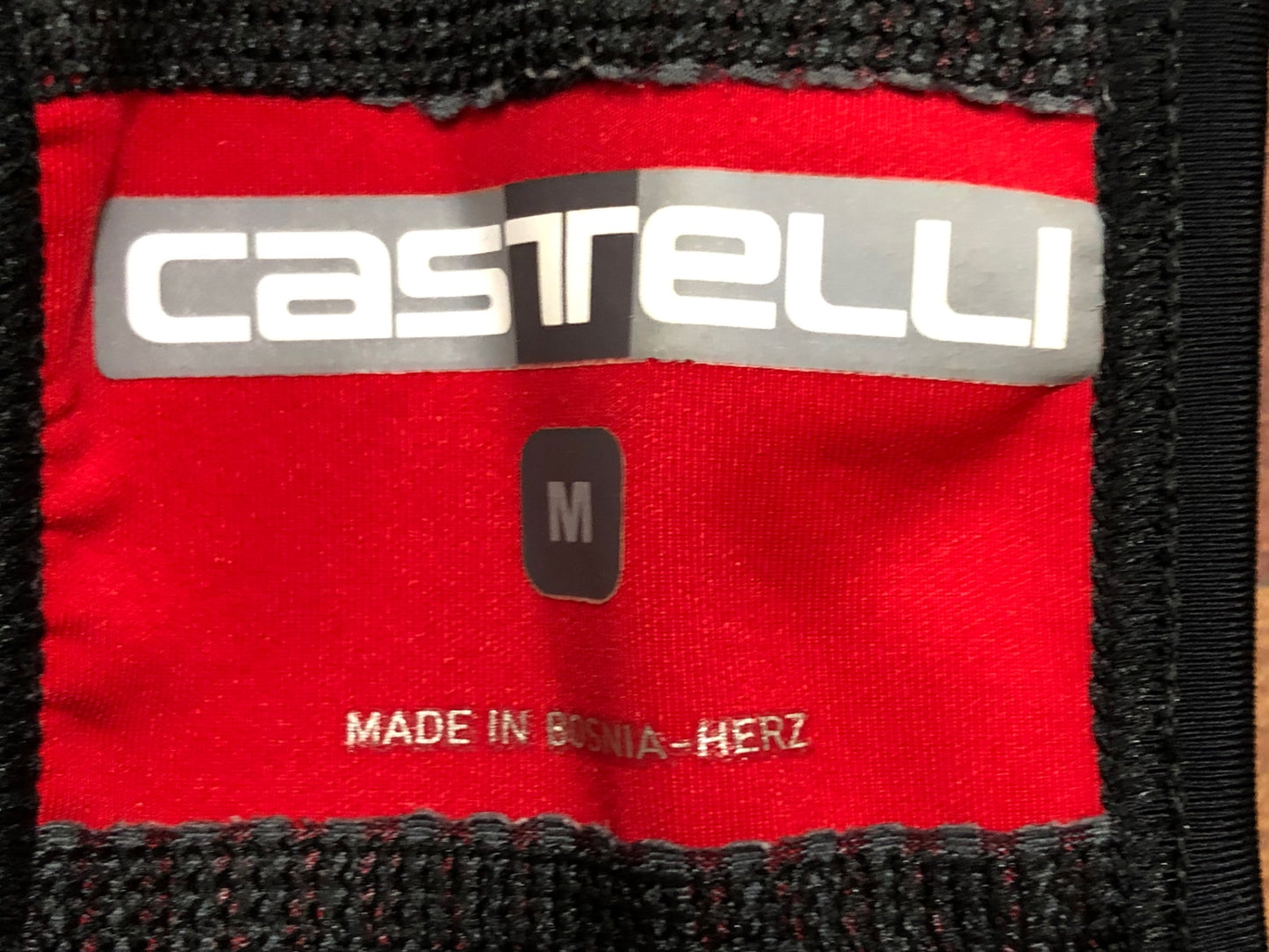 IK421 カステリ CASTELLI ROSSO CORSA ビブショーツ 黒 M