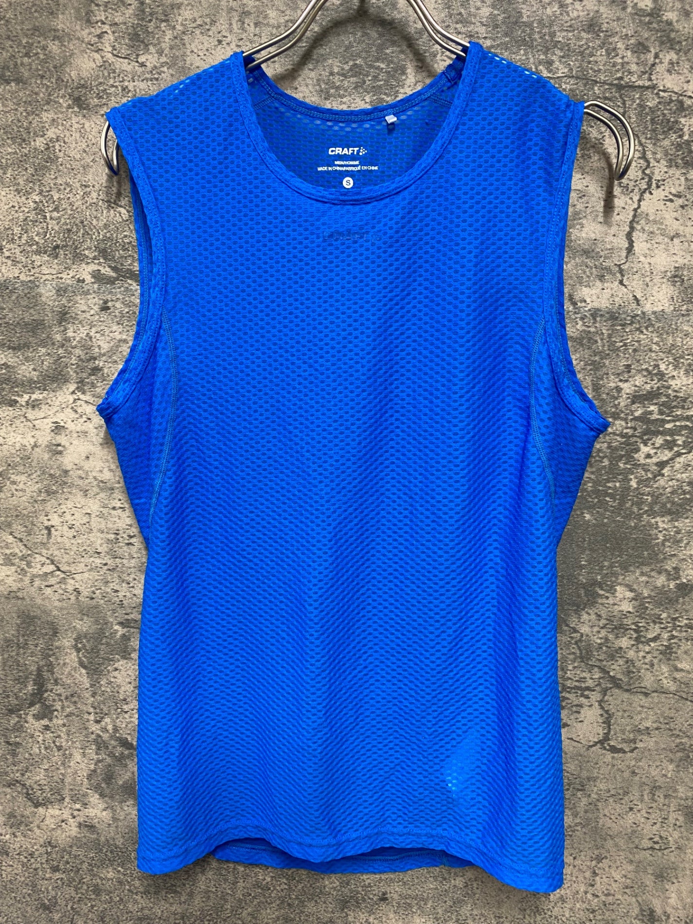 JD474 クラフト CRAFT ノースリーブ べースレイヤー 青 S