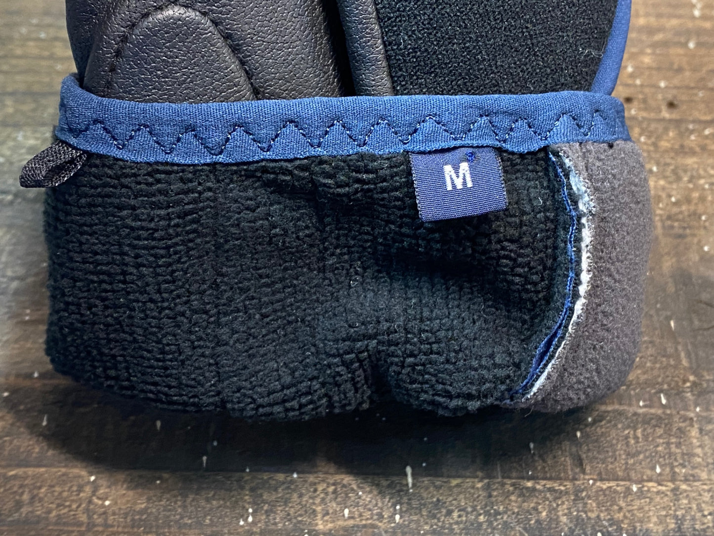 IP117 モンベル mont-bell 長指 グローブ 紺 黒 M 裏起毛 GORE-TEX INFINIUM