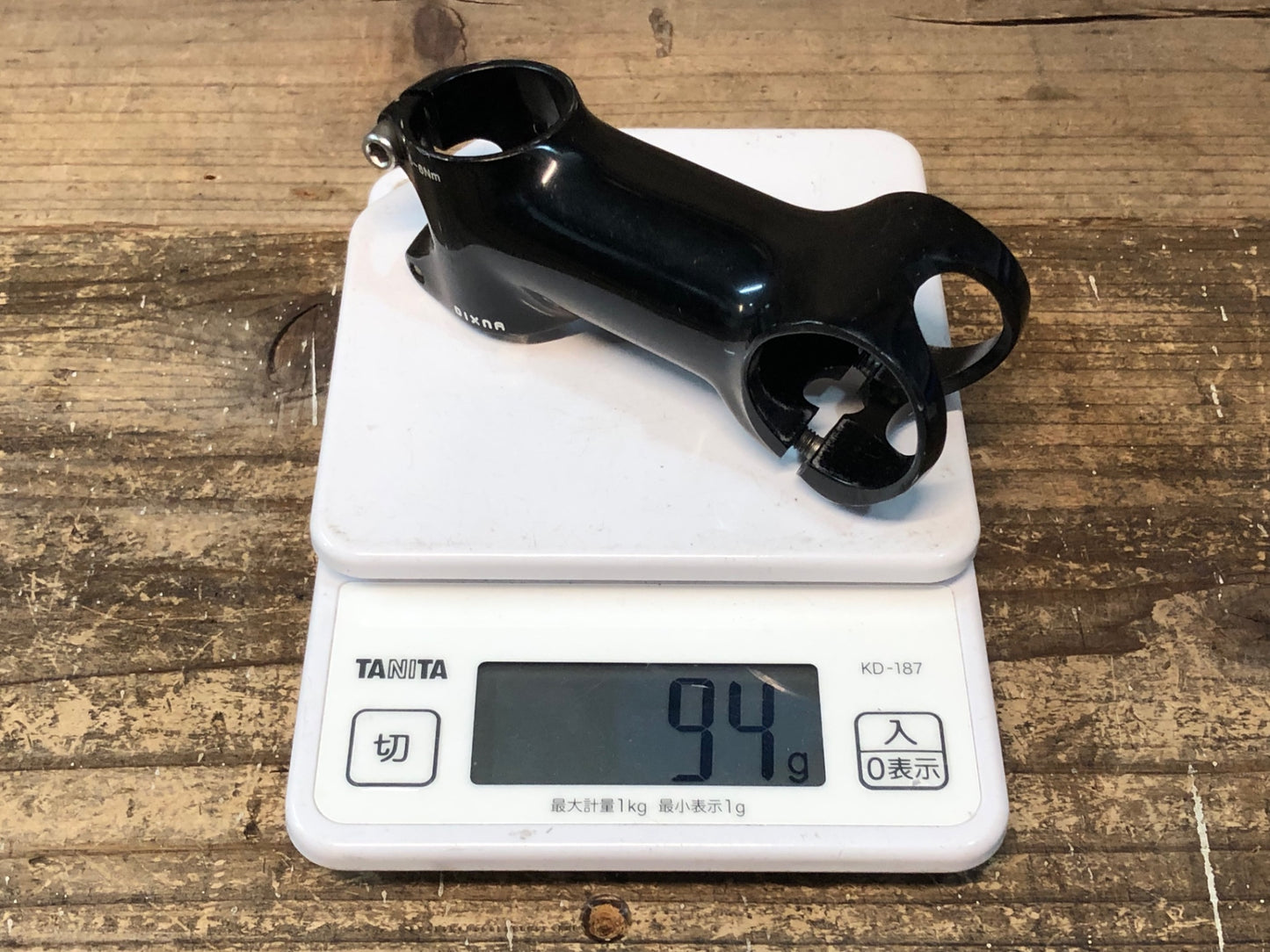 IS385 ディズナ DIXNA フォークステム アルミステム 黒 80mm Φ31.8 OS