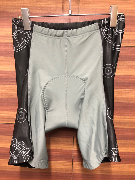 IT019 ウェイブワン WAVE ONE レーサーパンツ 黒 グレー L ガールズ＆パンツァー 痛ジャージ