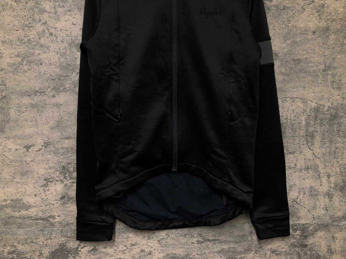 IY454 ラファ Rapha WINTER JERSEY 長袖 サイクルジャケット 黒 S 裏起毛