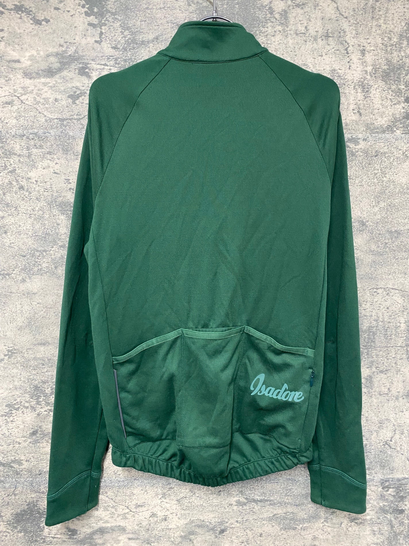 JA440 イザドア Isadore 長袖 サイクルジャージ 緑 L 裏起毛