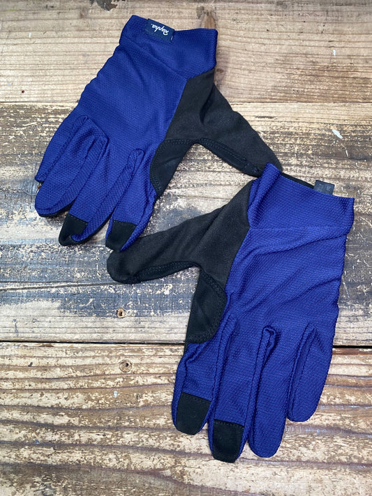 JB099 ラファ Rapha EXPLORE GLOVES 長指 グローブ 紺 黒 L