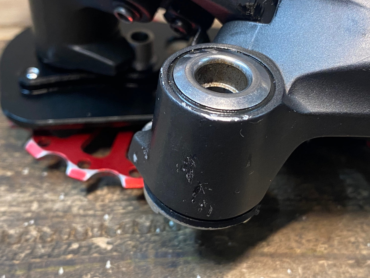 IQ646 シマノ SHIMANO アルテグラ ULTEGRA RD-6770 電動 Di2 リアディレイラー 10S プーリーケージ社外品