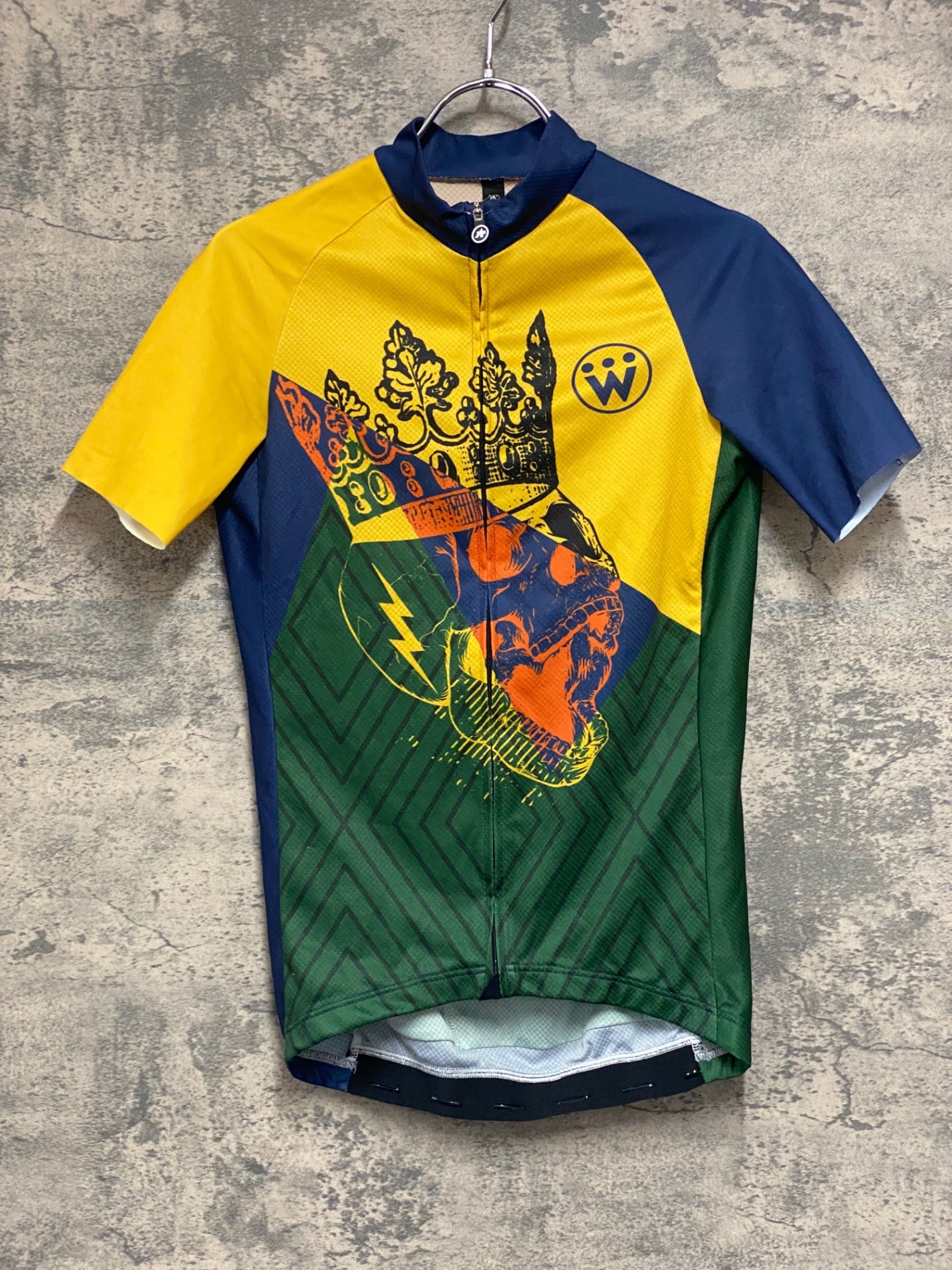 JB906 アソス ASSOS FASTLANE WYNDYMILLA SS JERSY 2020 半袖 サイクルジャージ MONARCHY 総柄 S 限定ジャージ