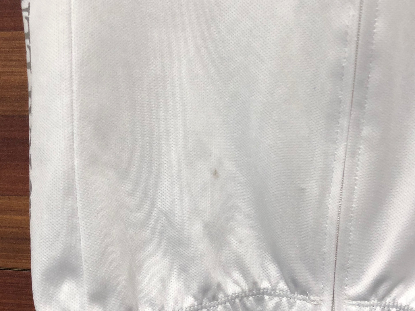 IN237 リオンドカペルミュール Lion de KAPELMUUR 半袖 サイクルジャージ 白 S ※スレ