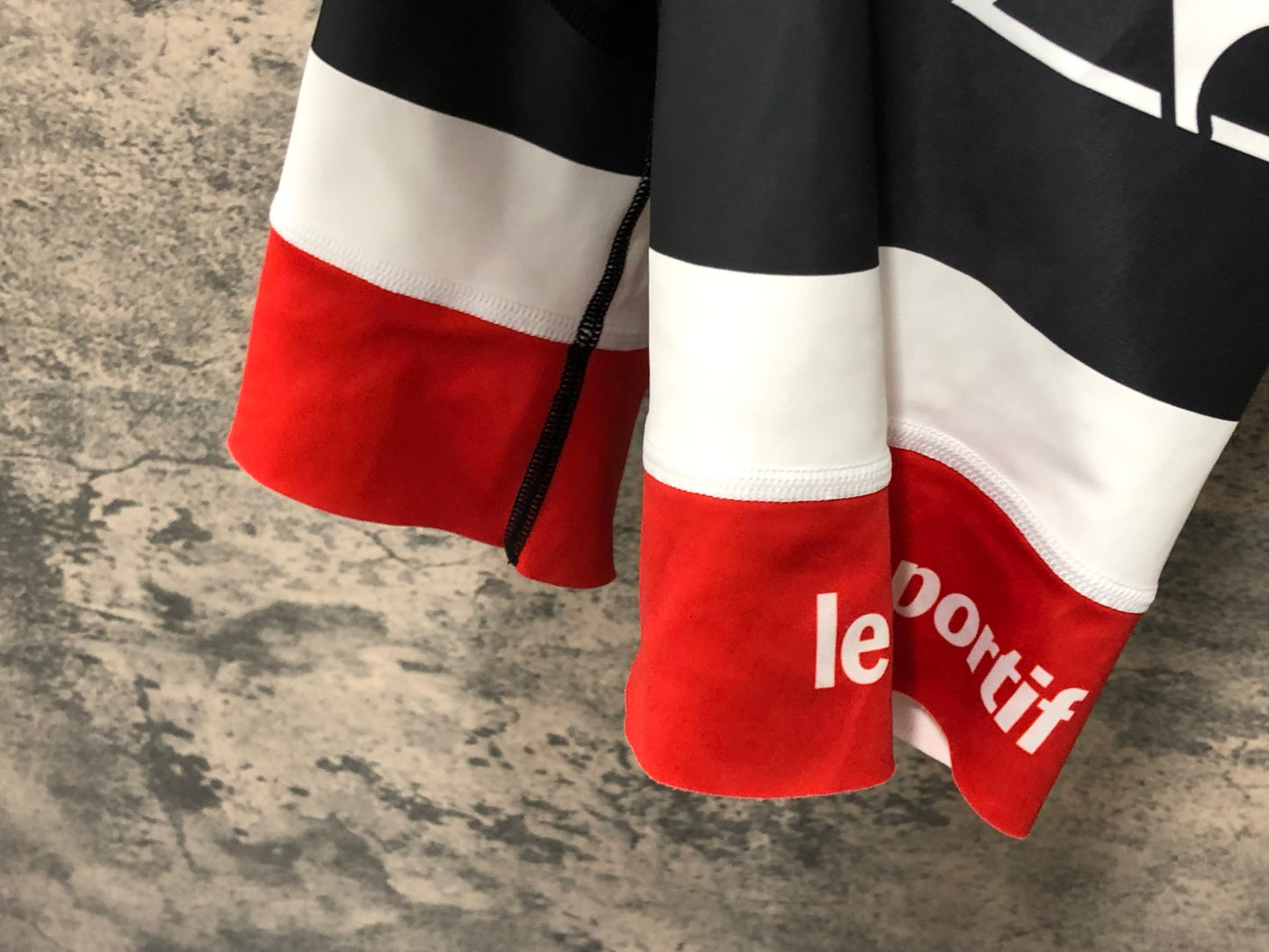 IY181 ルコックスポルティフ le coq sportif ビブショーツ 黒 赤 SS