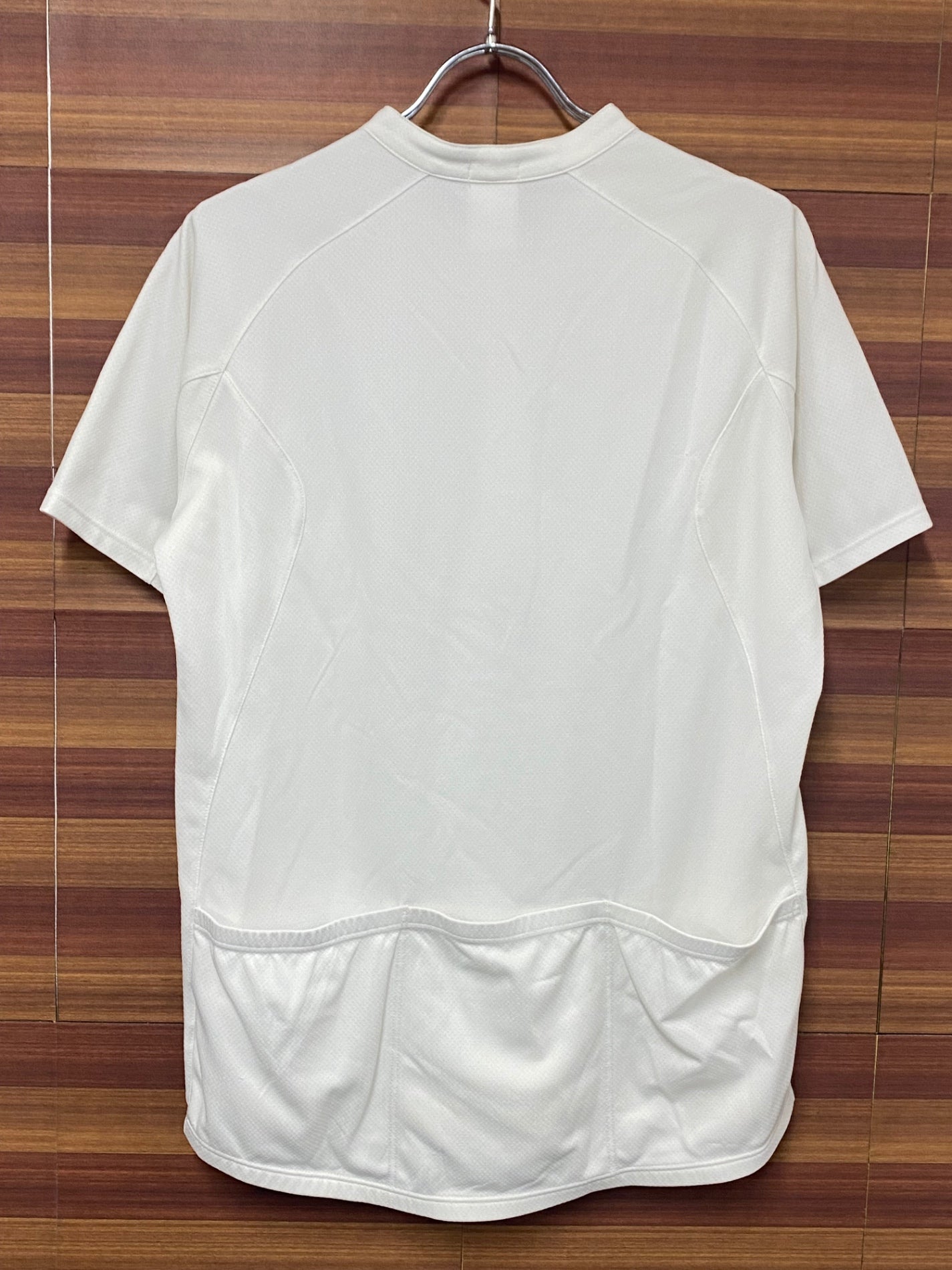 IR937 アディダス adidas 半袖 サイクルジャージ 白 L ハーフジップ