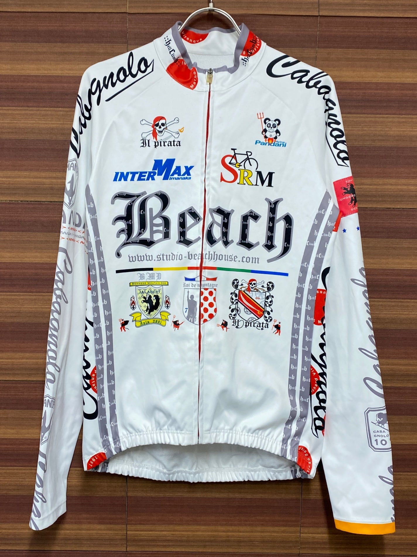 IS049 パンダーニ PANDANI 裏起毛 ウインタージャージ 白 L