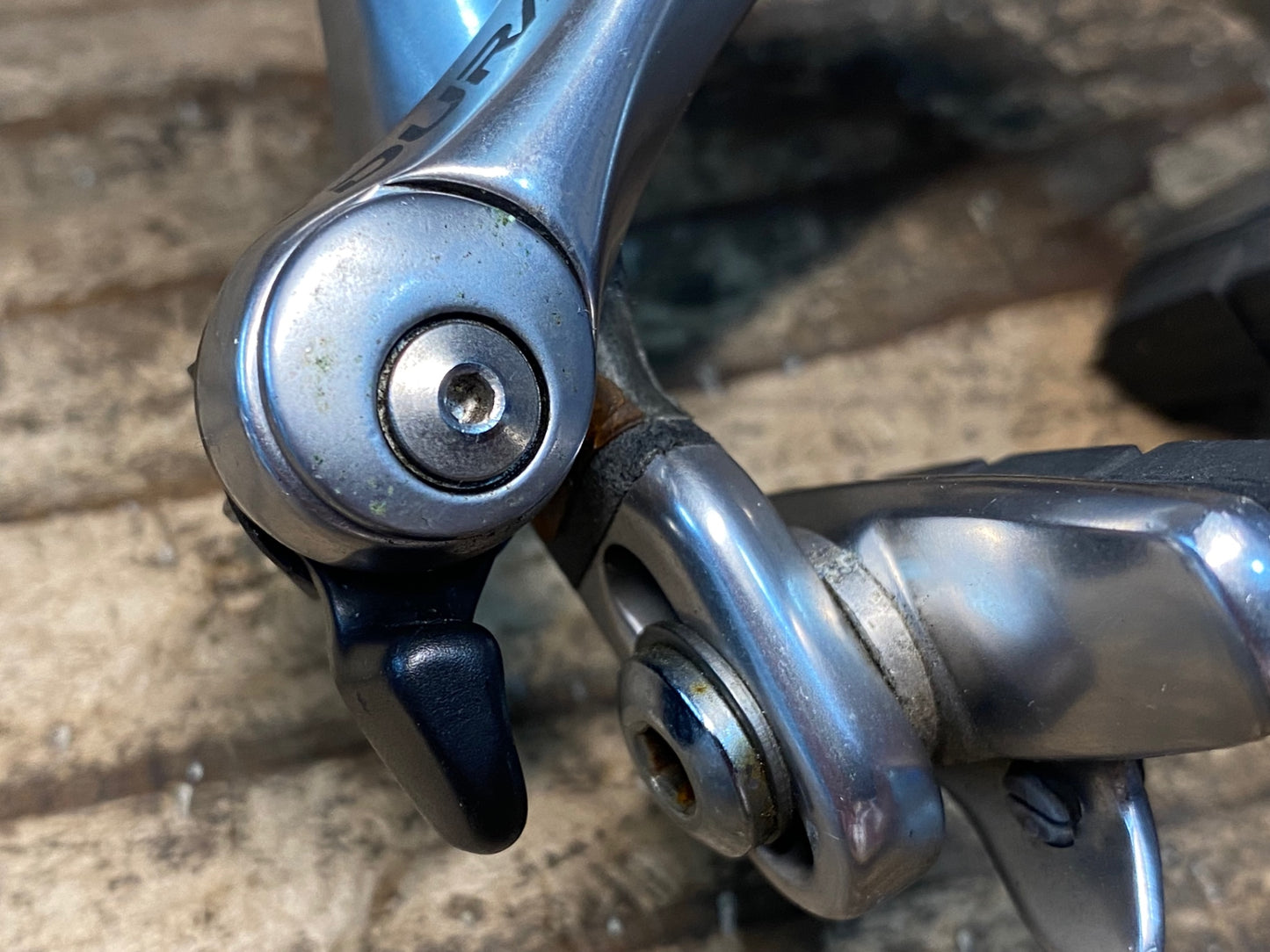 IV473 シマノ SHIMANO デュラエース DURA-ACE BR-7800 キャリパーブレーキ 前後セット ※固定ナット欠品