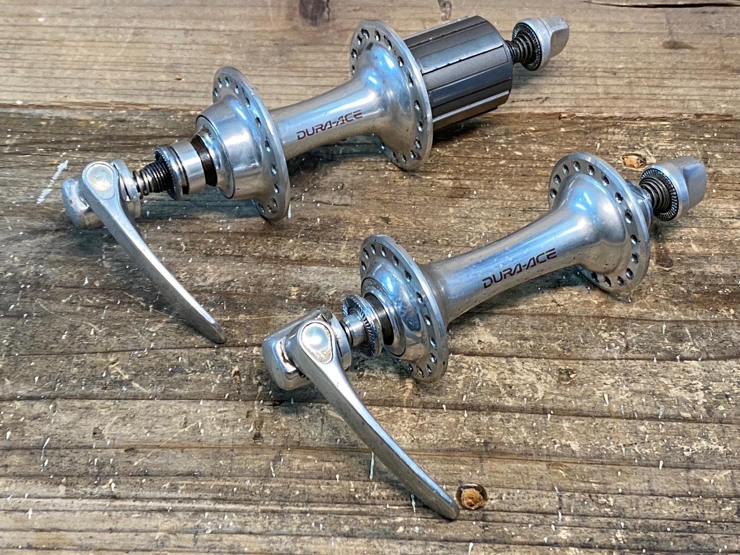 IN592 シマノ Shimano デュラエース DURA-ACE HB/FB-7700 前後ハブセット 8/9s 36H