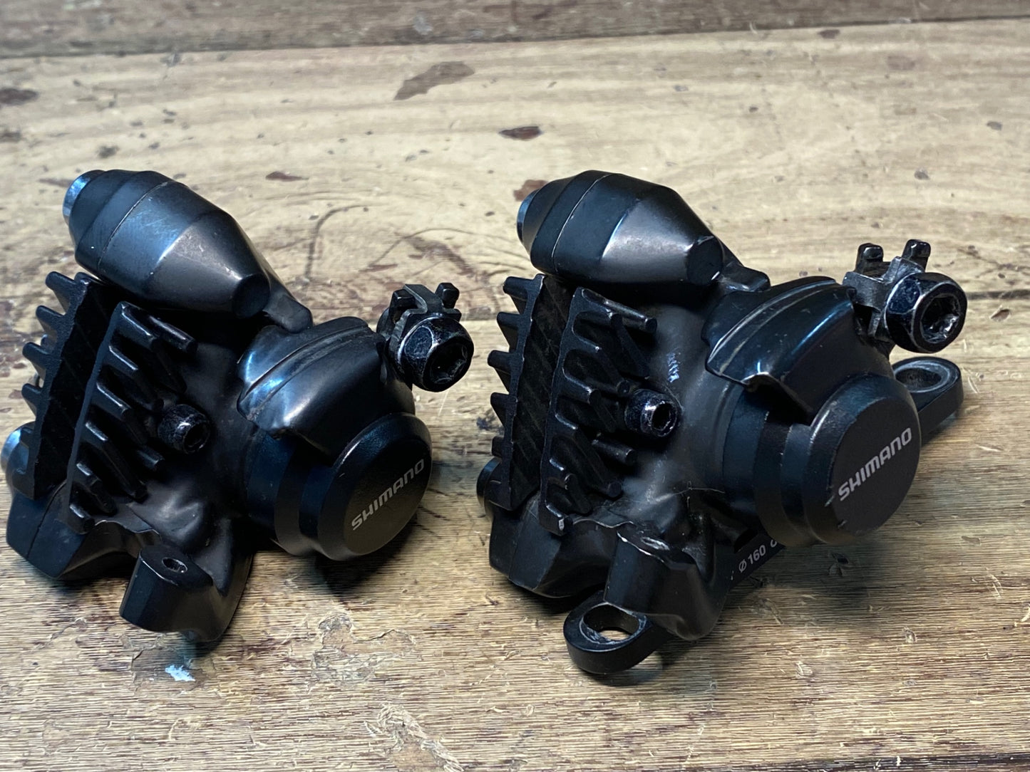 IJ489 シマノ SHIMANO BR-RS305 メカニカル ディスクブレーキ キャリパー 前後セット