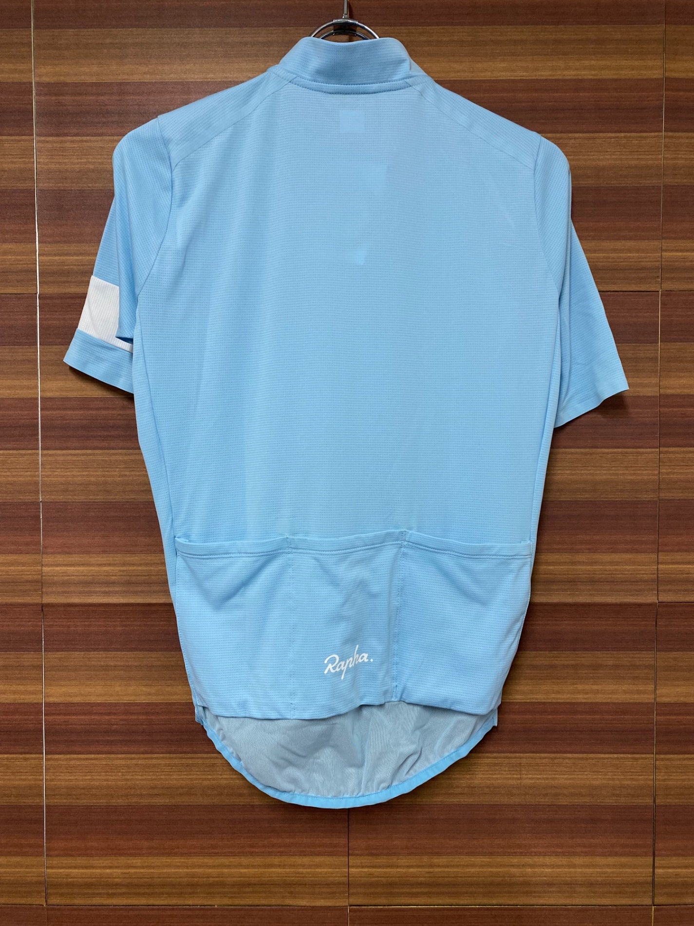 IN308 ラファ Rapha FLYWEIGHT JERSEY 半袖 サイクルジャージ 水色 S